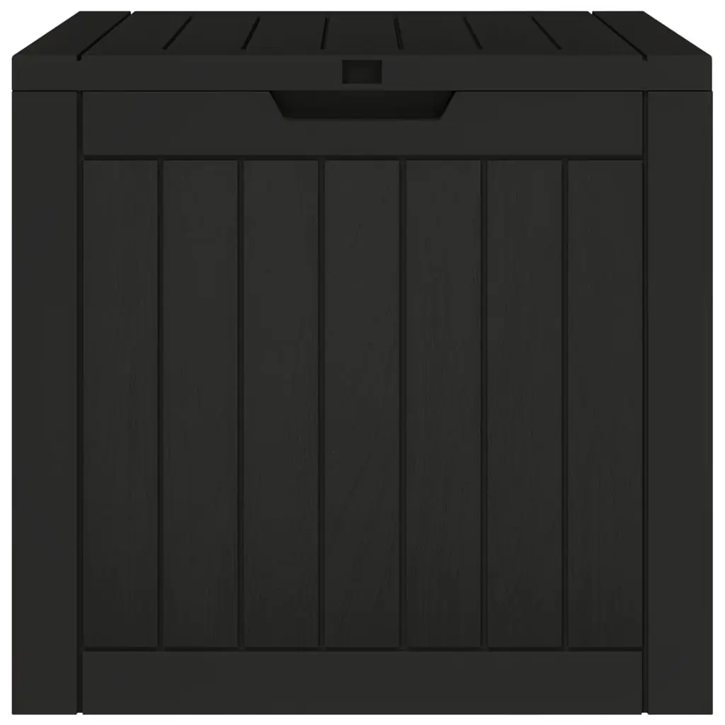 Black Garden Storage Box for Outdoor Items