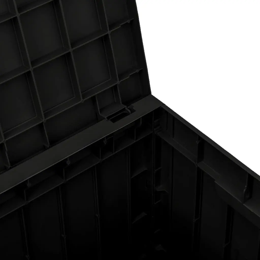 Black Garden Storage Box for Outdoor Items