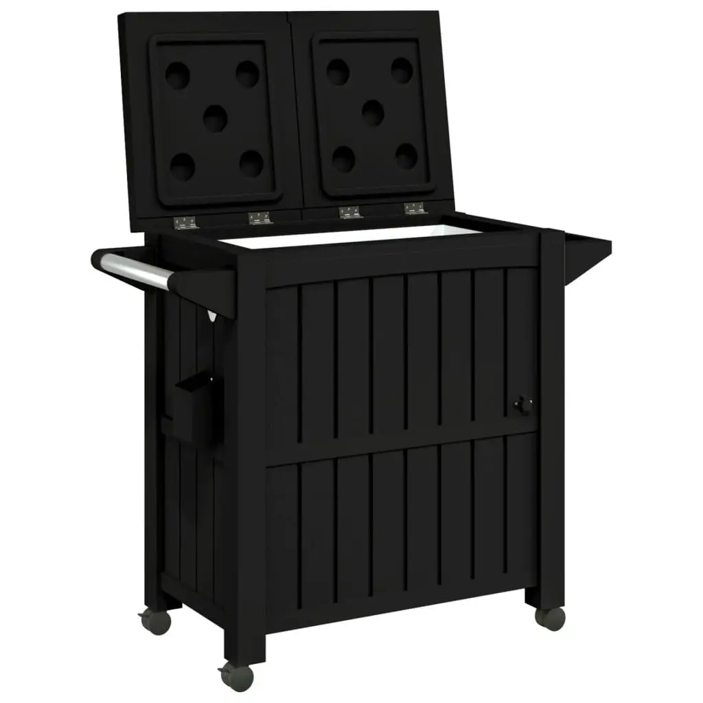 Serving Cart Polypropylene 80L Black