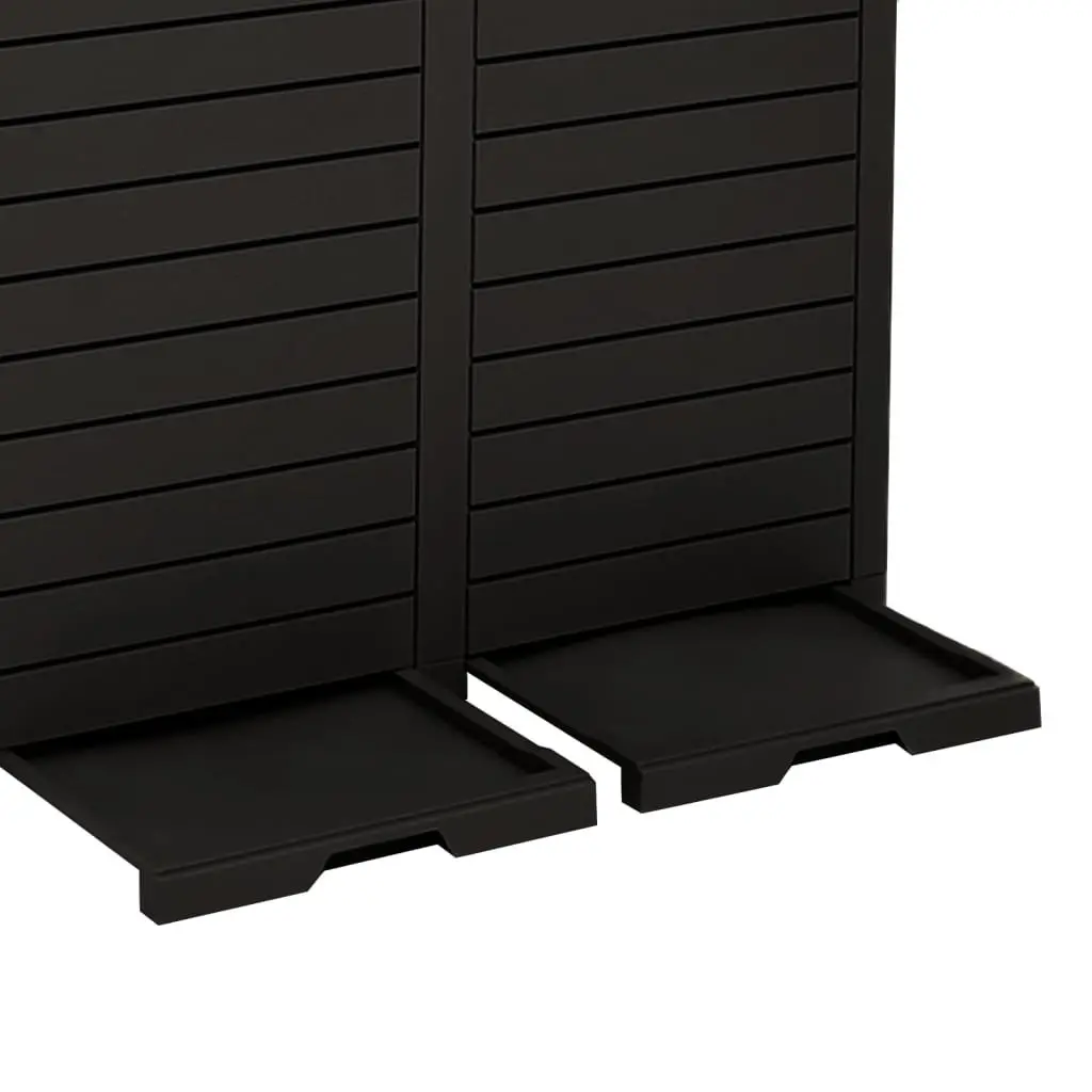 Large Capacity Outdoor Garbage Bin with Double Lid