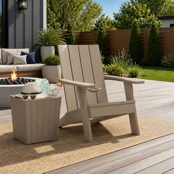 Brown Adirondack Chair for Outdoor Relaxation