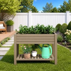 Durable Raised Garden Bed Planter Box 110x45x79cm