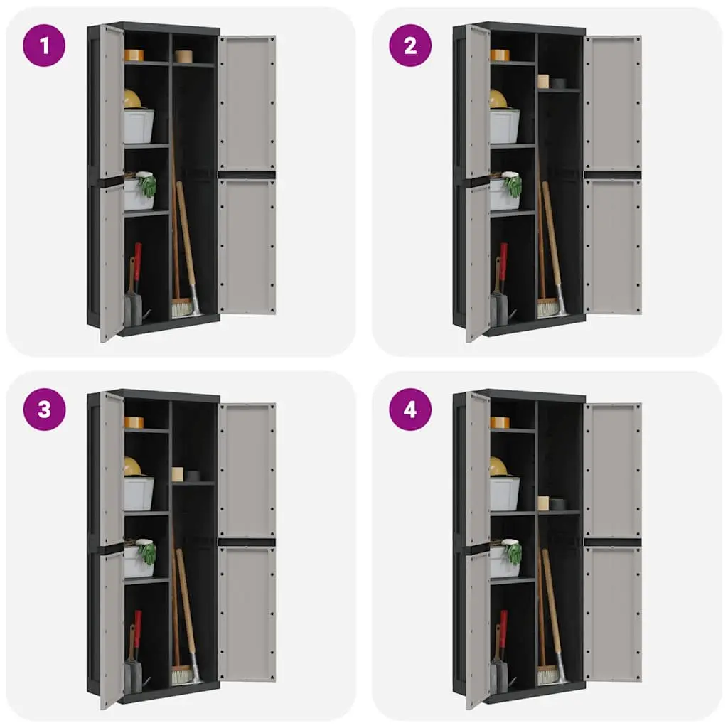 Outdoor Storage Cabinet with Adjustable Shelves
