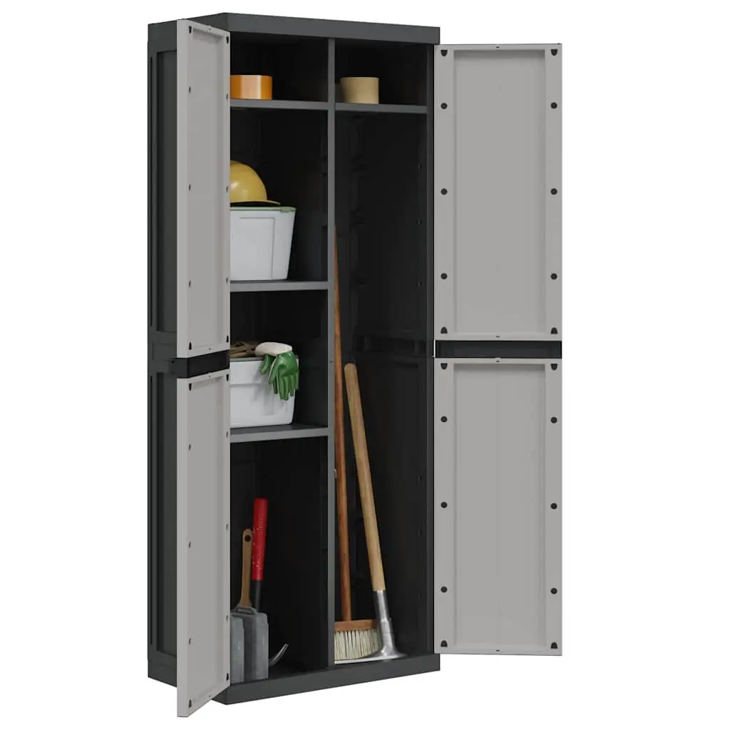 Outdoor Storage Cabinet with Adjustable Shelves