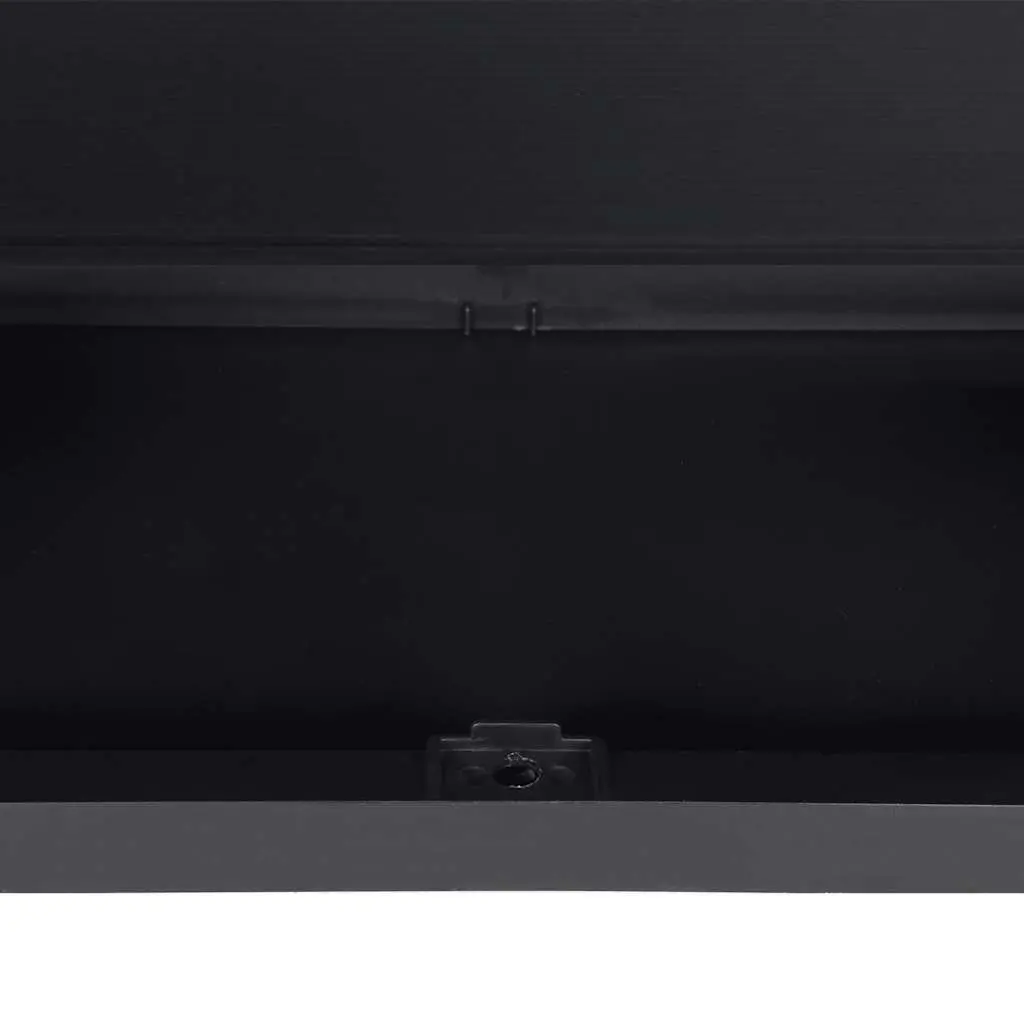 Lockable Outdoor Storage Cabinet in Grey and Black
