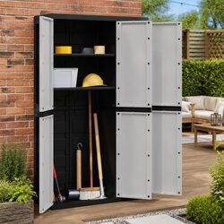 Durable Weather-Resistant Outdoor Storage Cabinet