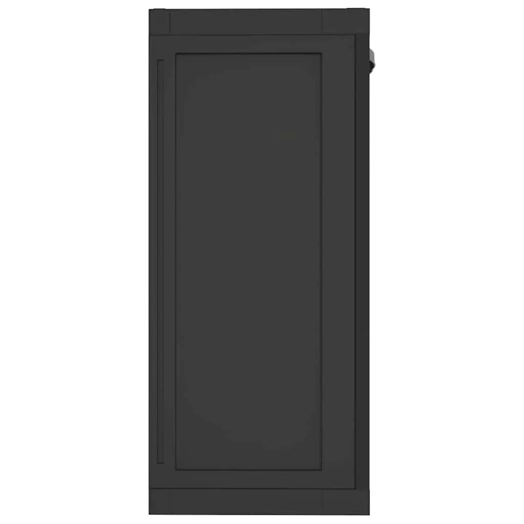 Outdoor Storage Cabinet Polypropylene 65x37x85cm Black
