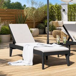 Adjustable Reclining Sun Lounger for Outdoor Relaxation