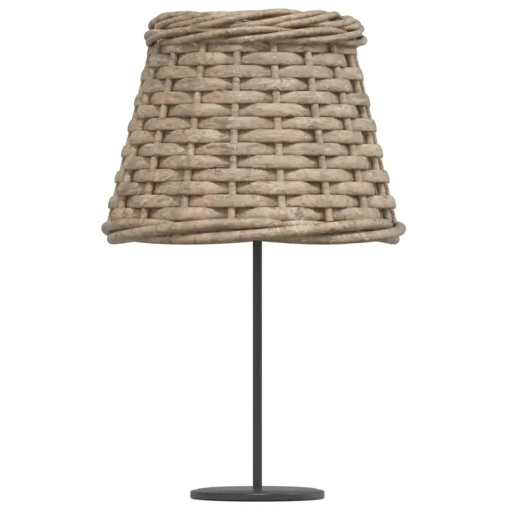 Wicker Lamp Shade Natural 15cm Diameter Brown Handcrafted