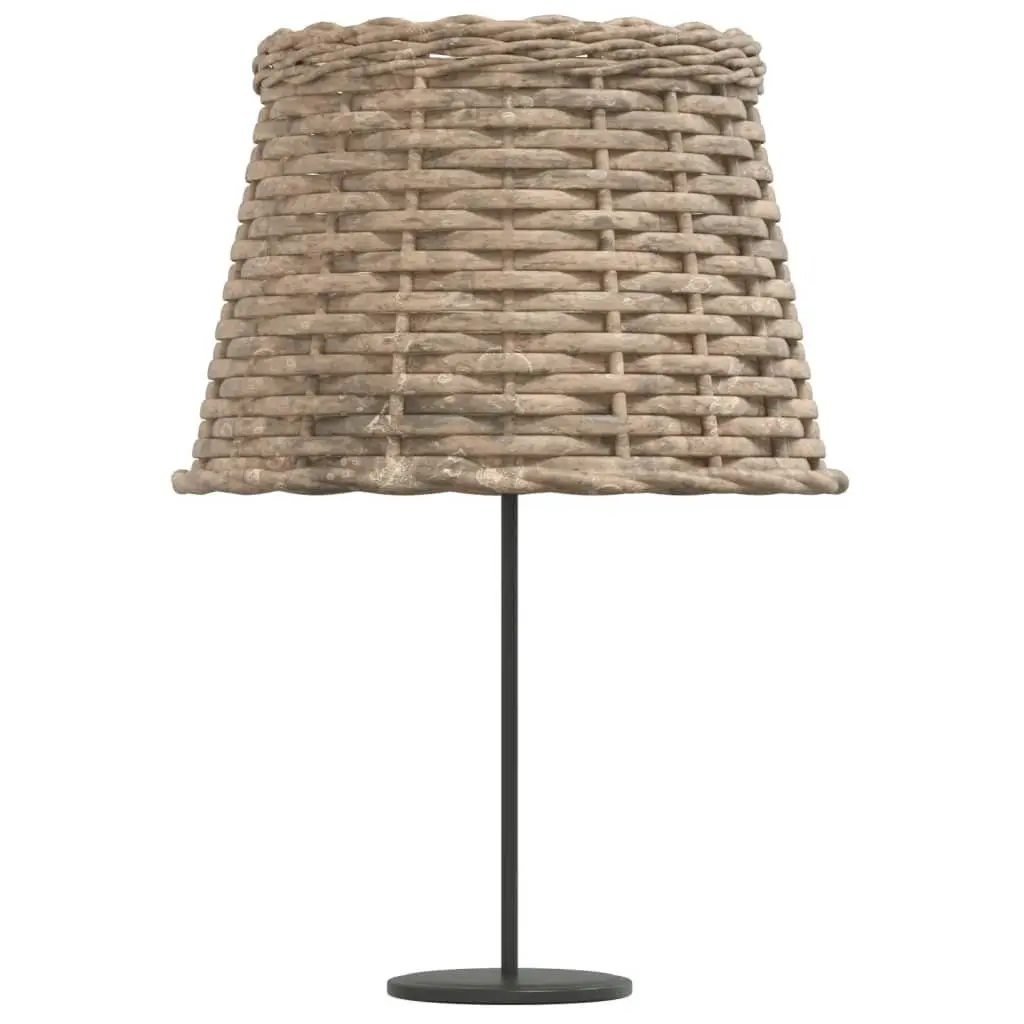 Wicker Lamp Shade Natural Ø25x17cm Brown Ceiling Light Pendant Table Fixture