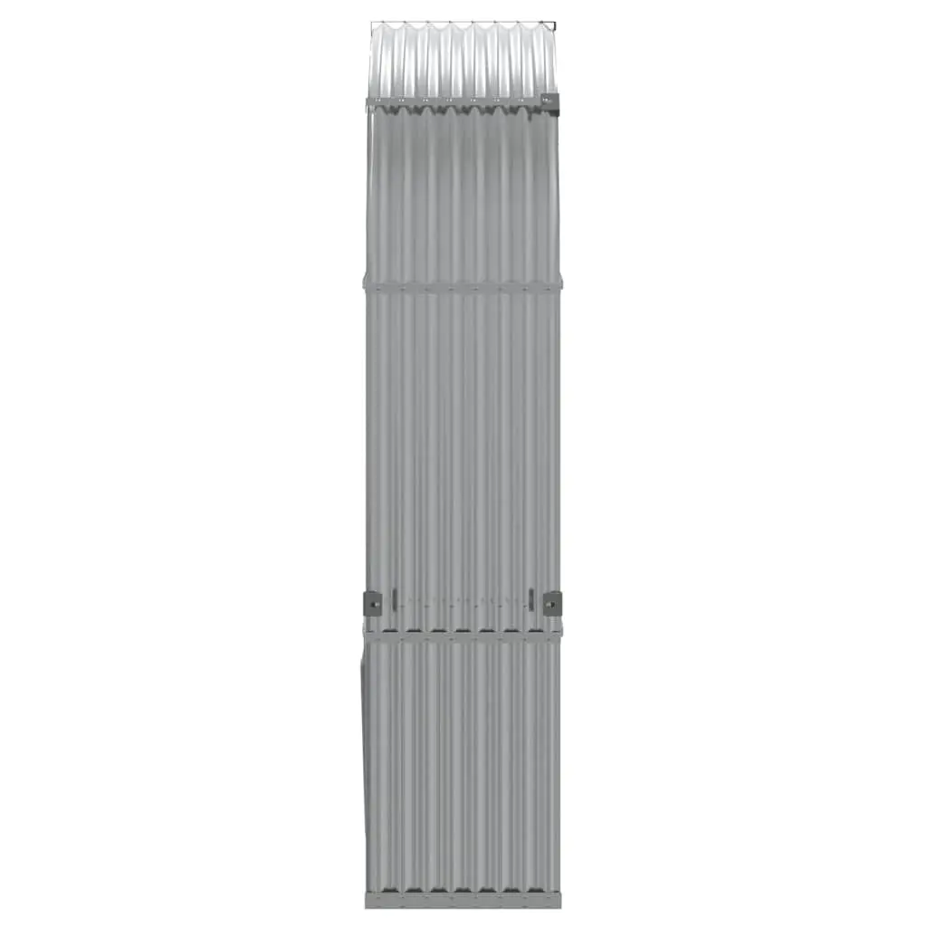 Log Holder Firewood Rack 120x45x210cm Outdoor Wood Storage Log Store Grey