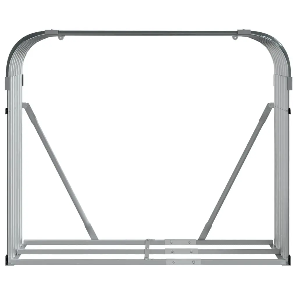 Log Holder Galvanised Steel 120 x 45 x 100 cm Anthracite Indoor Outdoor