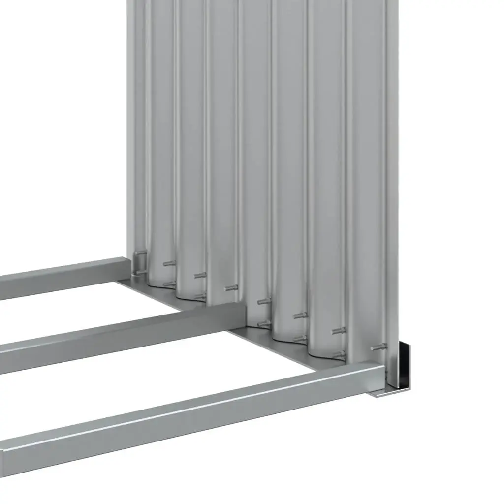 Log Holder Galvanised Steel 120 x 45 x 100 cm Anthracite Indoor Outdoor