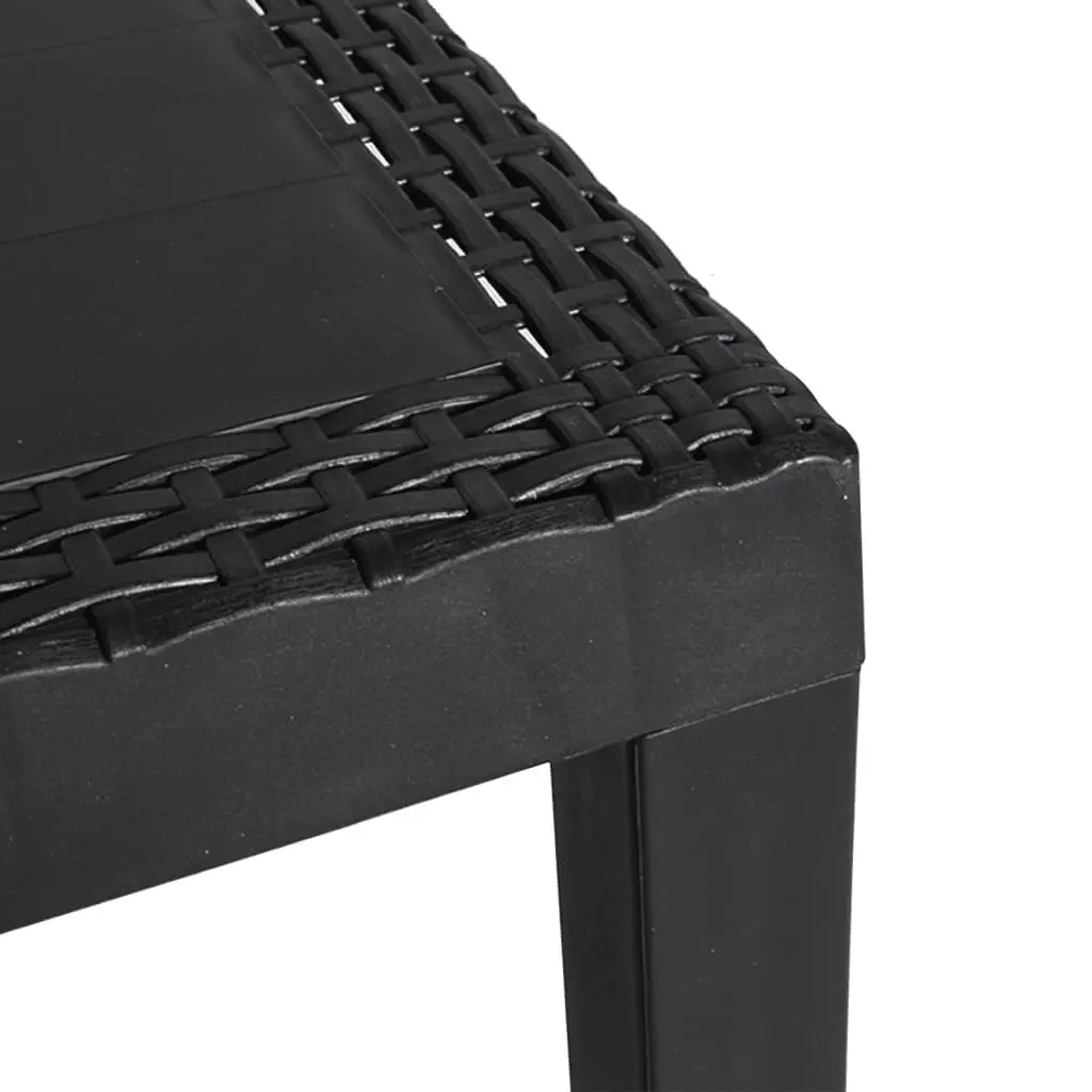 Anthracite Garden Table for Outdoor Spaces