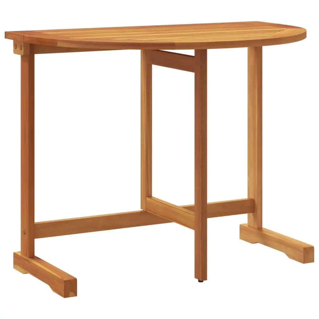 Folding Balcony Table 90x60x72cm for Outdoor Use