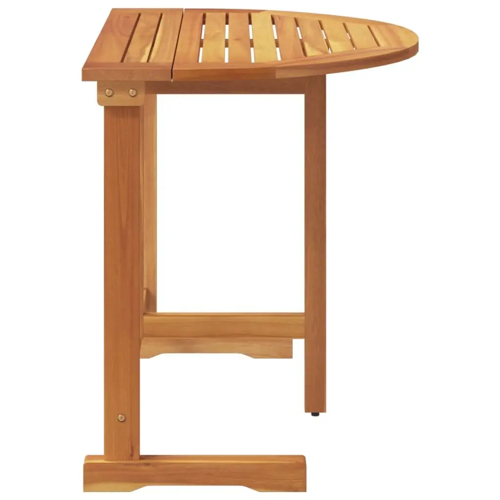 Folding Balcony Table 90x60x72cm for Outdoor Use