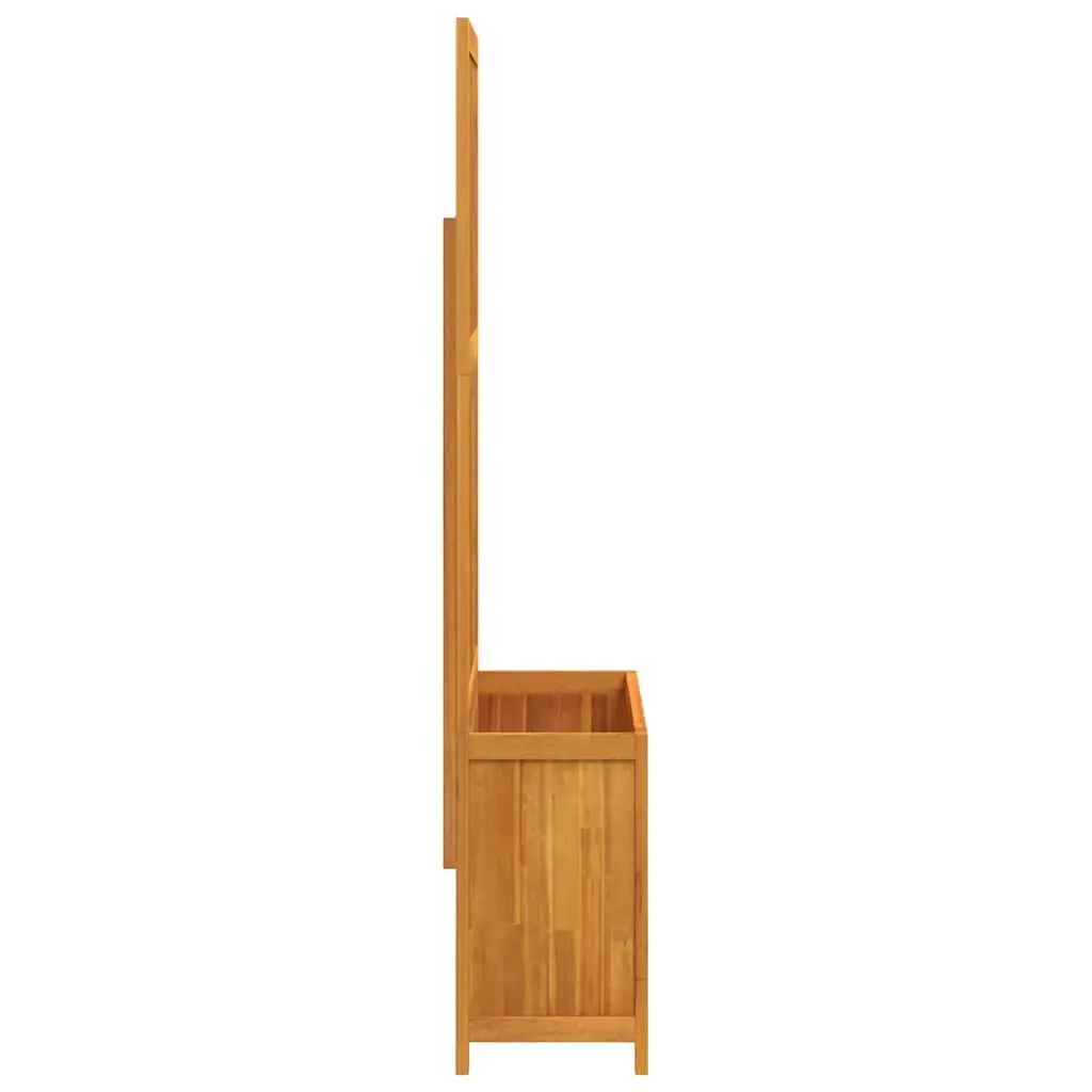 Wooden Planter Solid Acacia Wood 100x32x165cm Brown