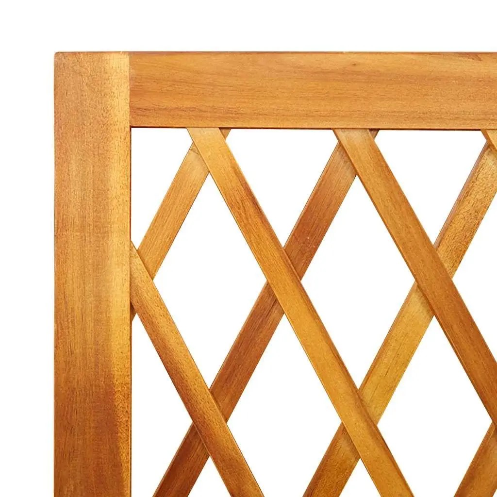 Wooden Planter Solid Acacia Wood 100x32x165cm Brown