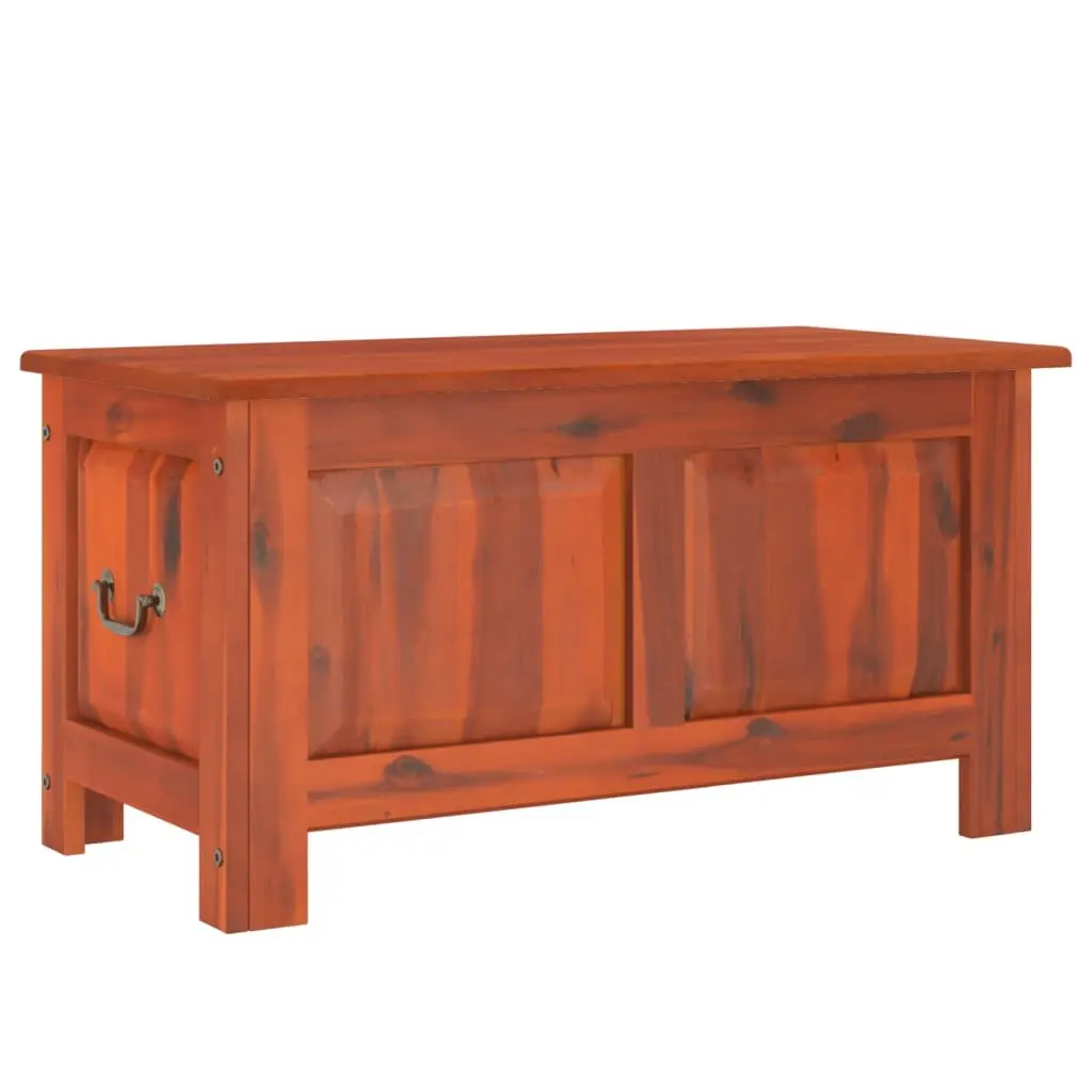 Storage Chest Solid Acacia Wood Brown Furniture Trunk Organiser