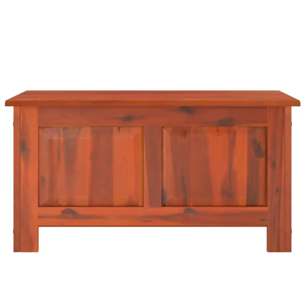 Storage Chest Solid Acacia Wood Brown Furniture Trunk Organiser