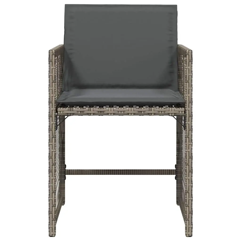 Outdoor Garden Chairs Set of 4 in Grey