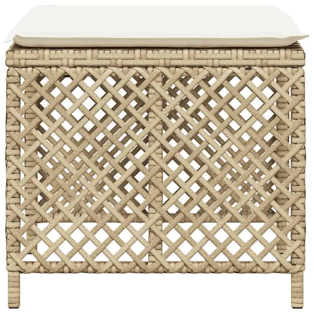 Garden Stools with Cushions for Outdoor Use
