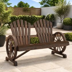 Adirondack 2-Seater Chair for Outdoor Comfort
