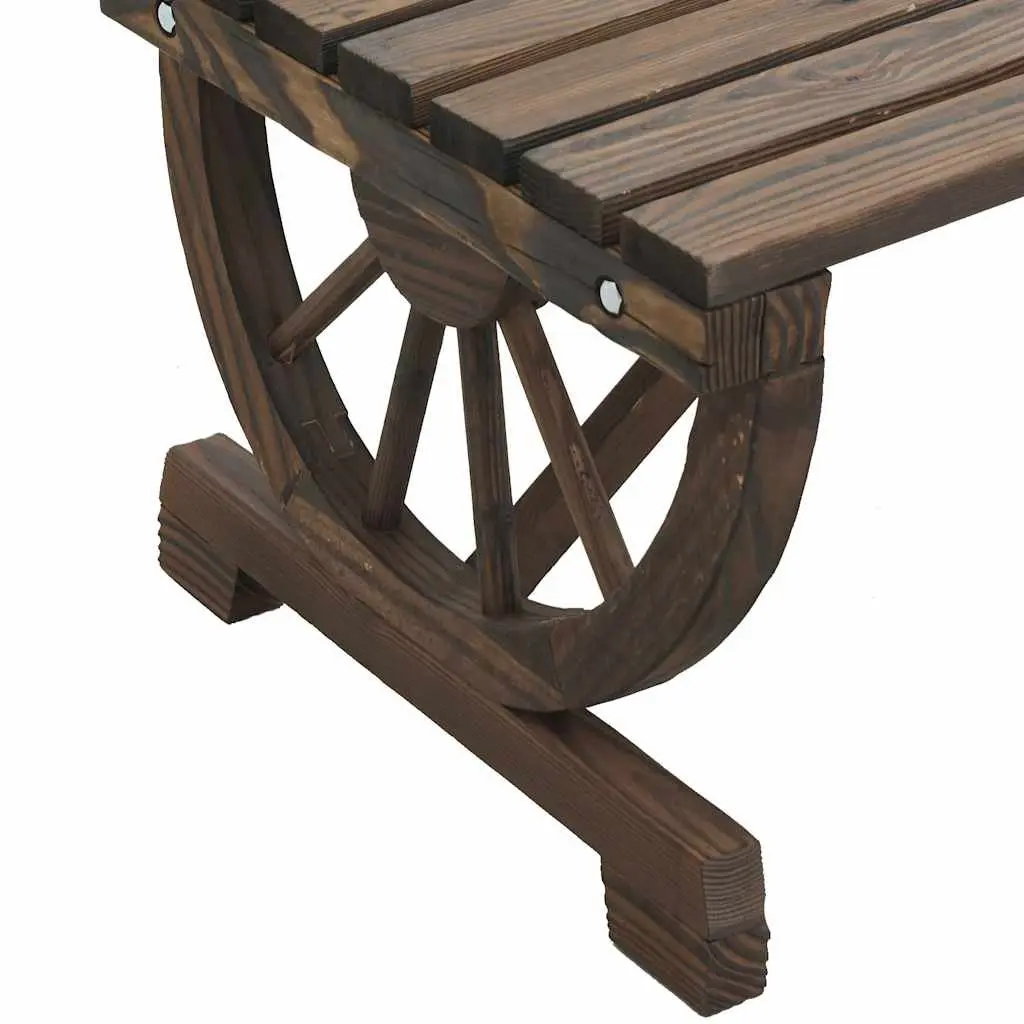 Solid Wood Fir Garden Coffee Table for Outdoor Use