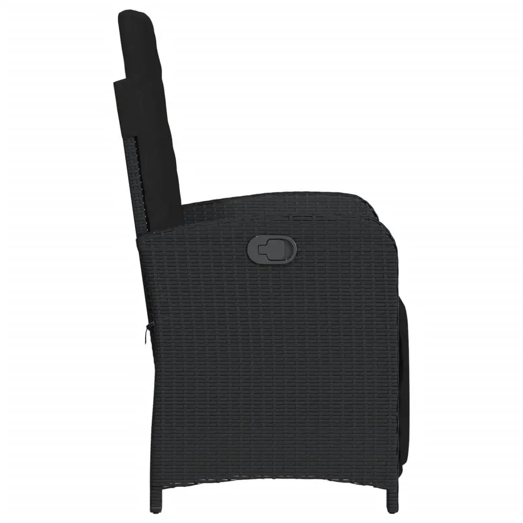 Reclining Garden Chair with Adjustable Footrest