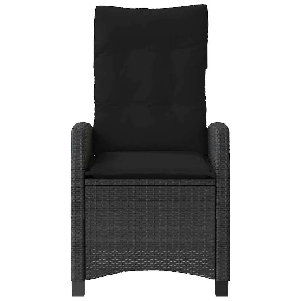 Adjustable Backrest Reclining Outdoor Chair with Cushions