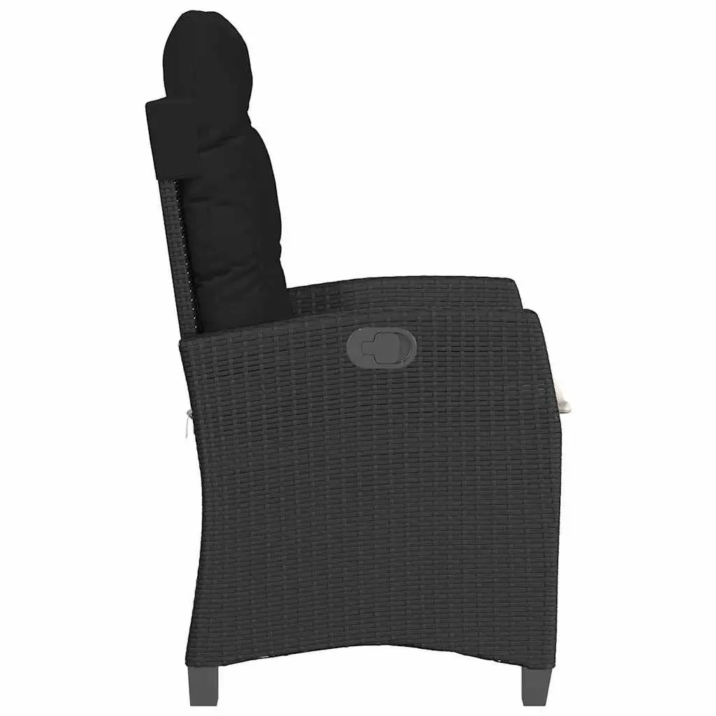 Adjustable Backrest Reclining Outdoor Chair with Cushions
