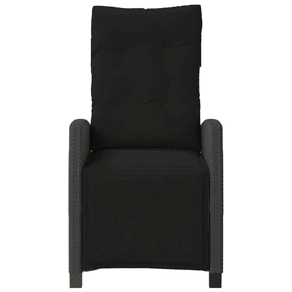 Reclining Outdoor Chairs 2 pcs with Cushions