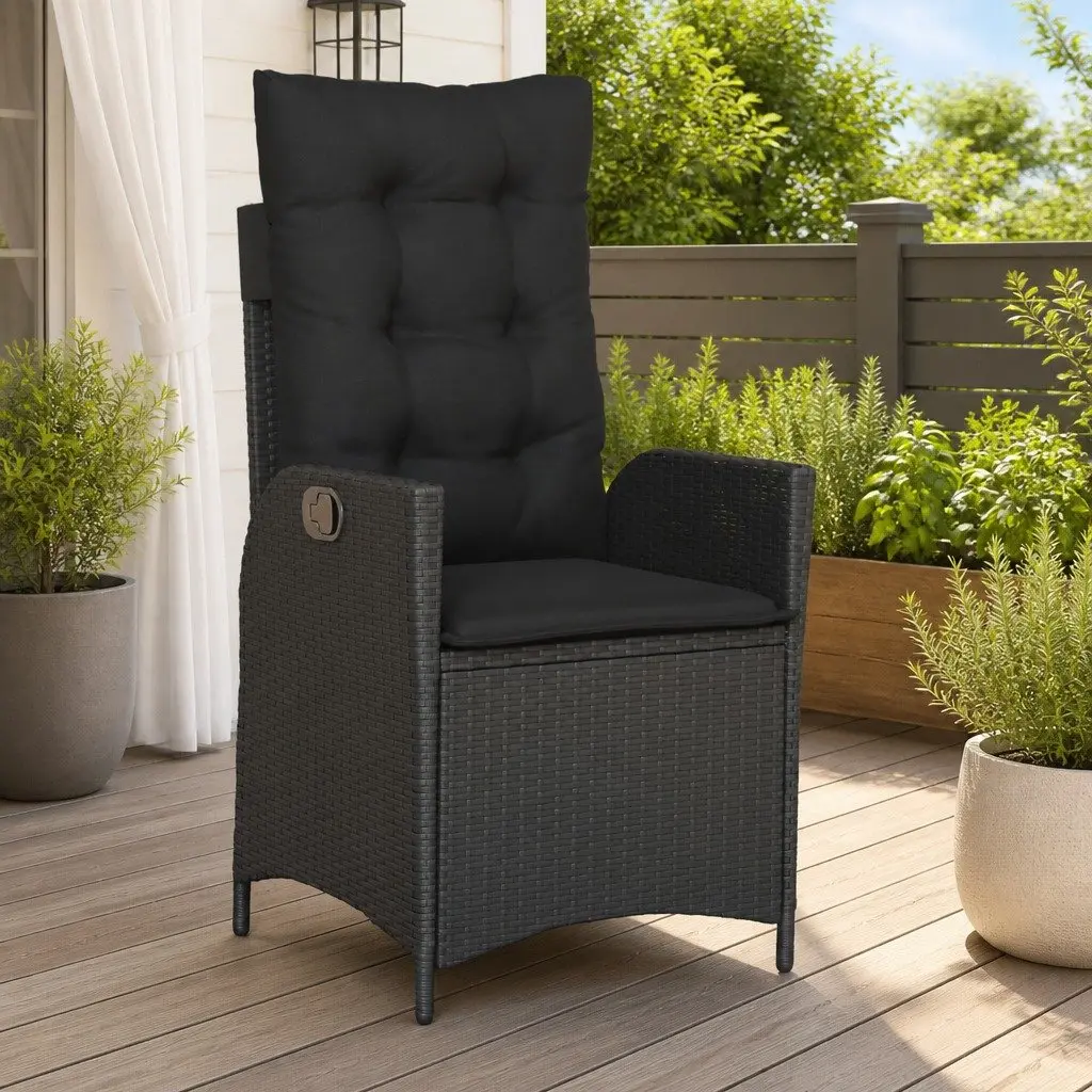 Reclining Garden Chair with Adjustable Backrest