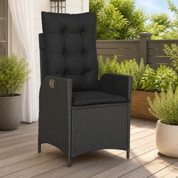Durable Reclining Garden Chair with Adjustable Backrest
