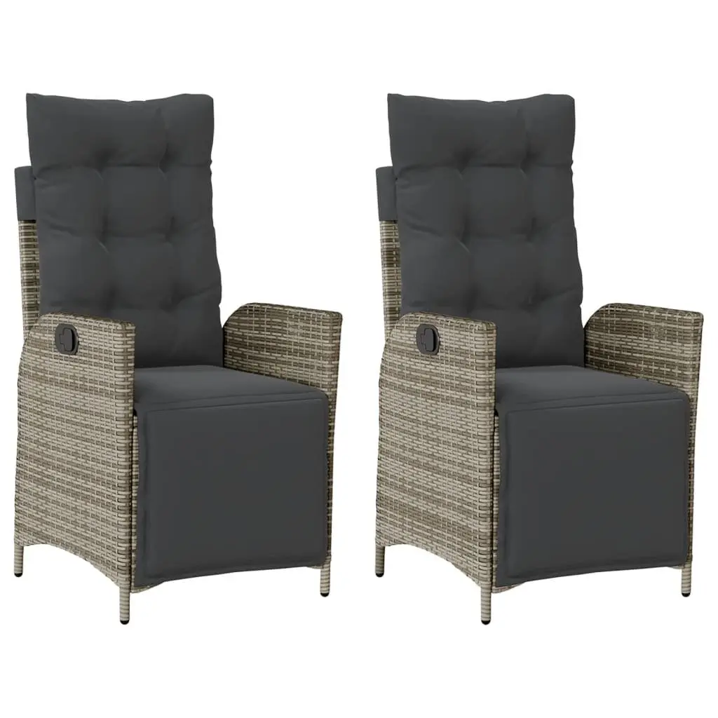 Adjustable Outdoor Reclining Chairs with Footrests