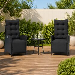 Durable 3 Piece Bistro Set for Outdoor Spaces