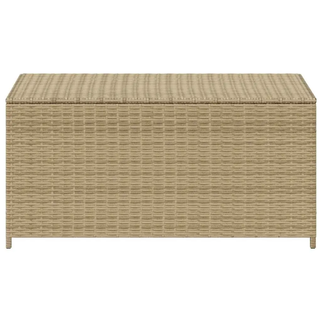 Beige Outdoor Garden Storage Box with Durable Construction
