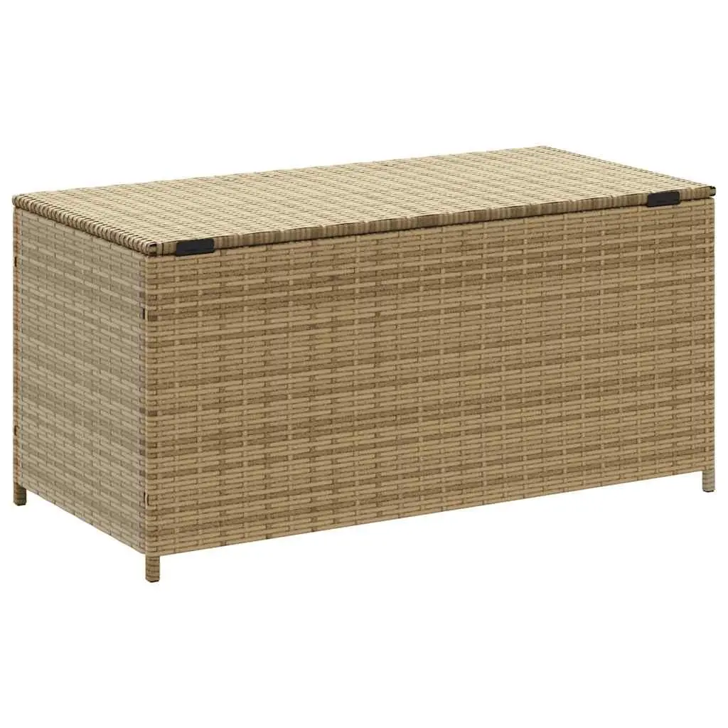 Beige Outdoor Garden Storage Box with Durable Construction