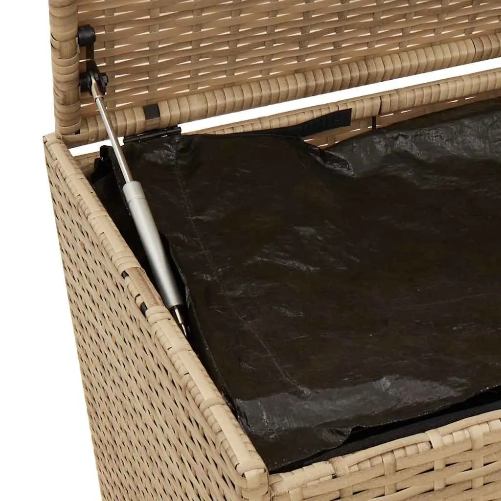 Beige Outdoor Garden Storage Box with Durable Construction
