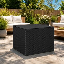 Premium Black Garden Storage Box 291L with Weather-Resistant Design