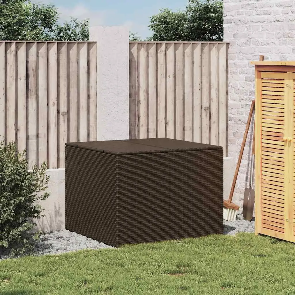 Brown Garden Storage Box 291L for Outdoor Use