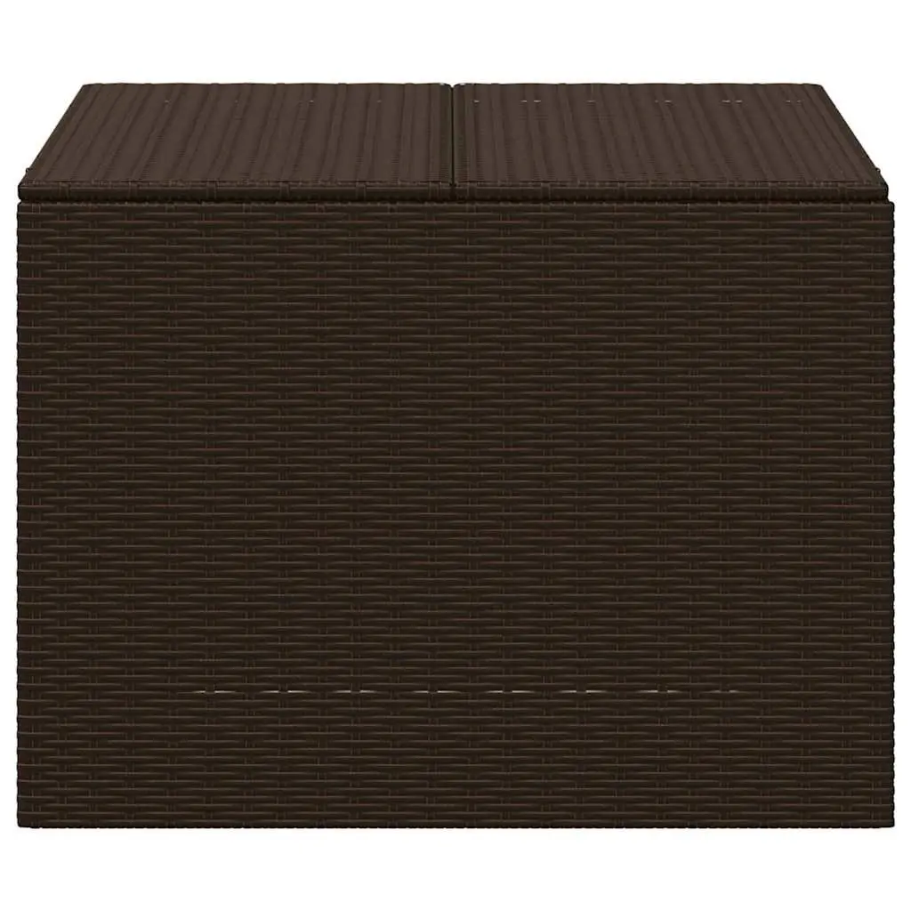 Brown Garden Storage Box 291L for Outdoor Use