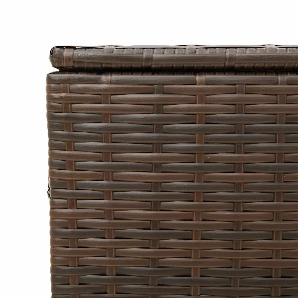 Brown Garden Storage Box 291L for Outdoor Use