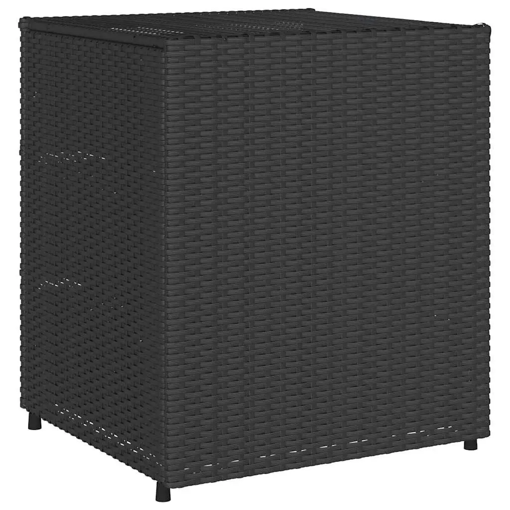 3 Drawer Black Garden Storage Cabinet