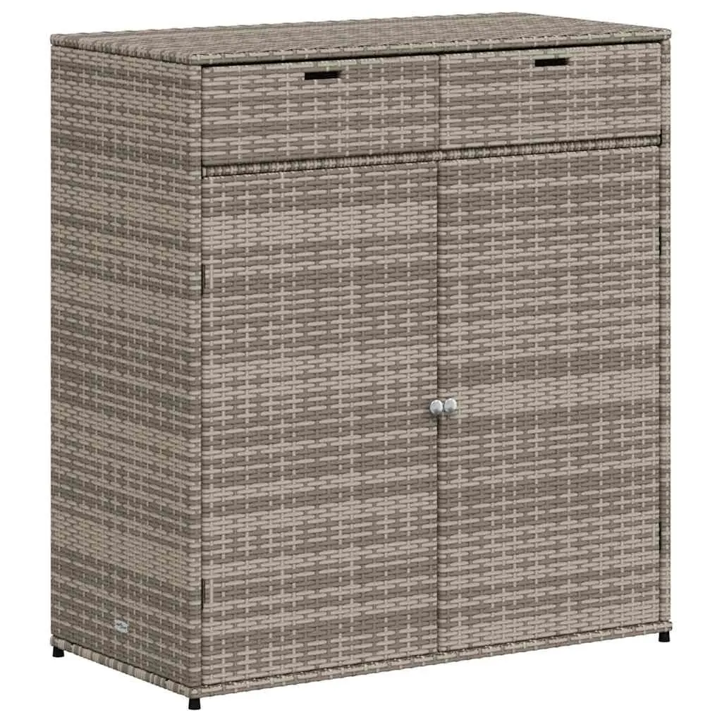 Grey Outdoor Storage Cabinet 105x55x113cm