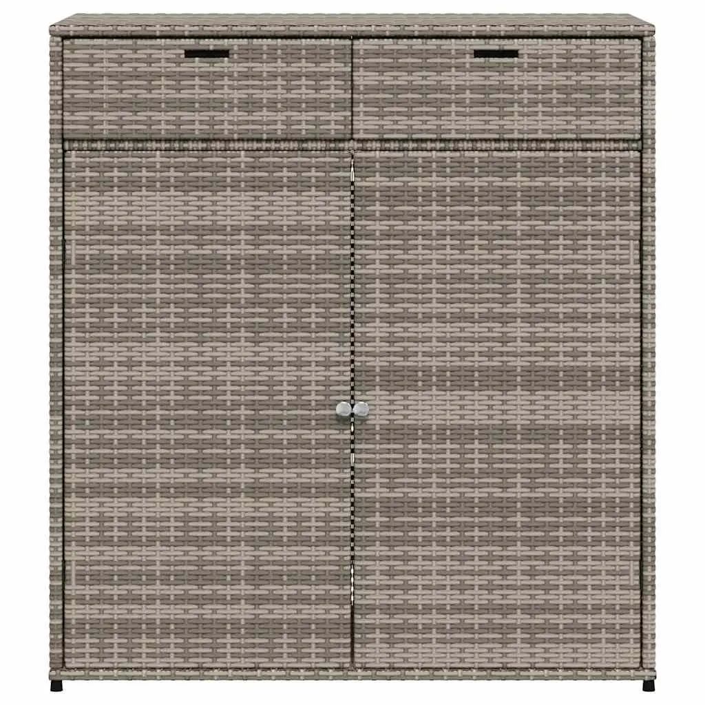 Grey Outdoor Storage Cabinet 105x55x113cm