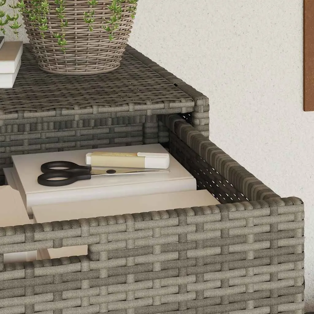 Grey Outdoor Storage Cabinet 105x55x113cm