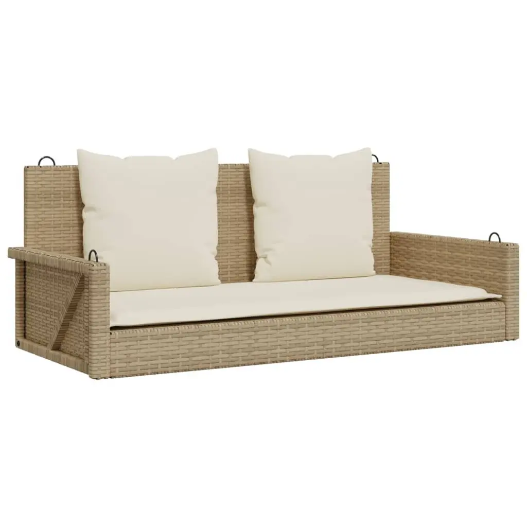 Swing Bench for Outdoor Relaxation with Cushions
