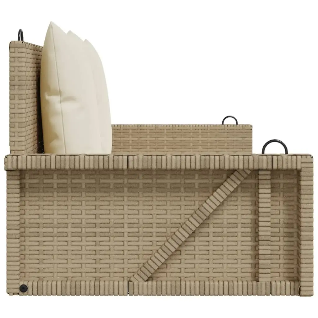 Swing Bench for Outdoor Relaxation with Cushions