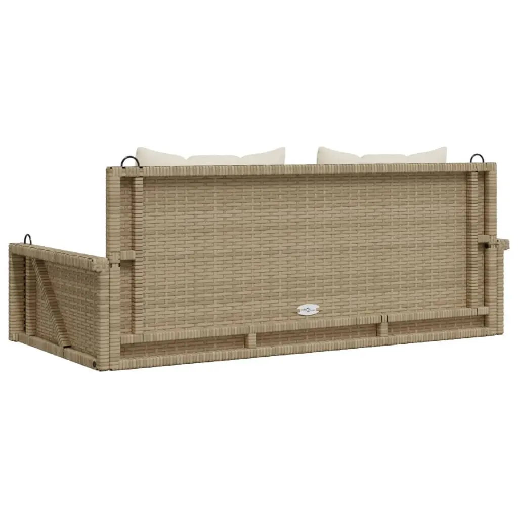 Swing Bench for Outdoor Relaxation with Cushions